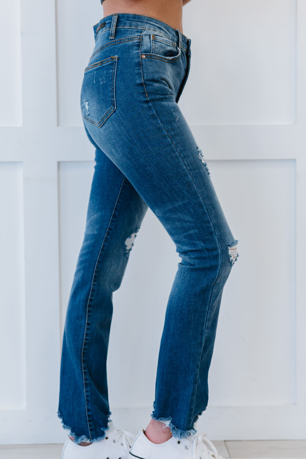 RISEN Traveler Full Size Run High-Waisted Straight Jeans