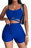 Women's Casual Camisole Suit Two Pieces