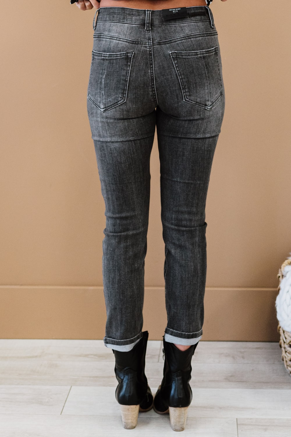 RISEN Guess What? Mid-Rise Distressed Jeans
