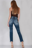 Special A Full Size Run High Rise Raw Hem Skinny Jeans