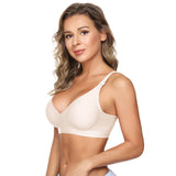 Non-Marking One-Piece V-Neck Nursing Bra (With Extension Buckle)