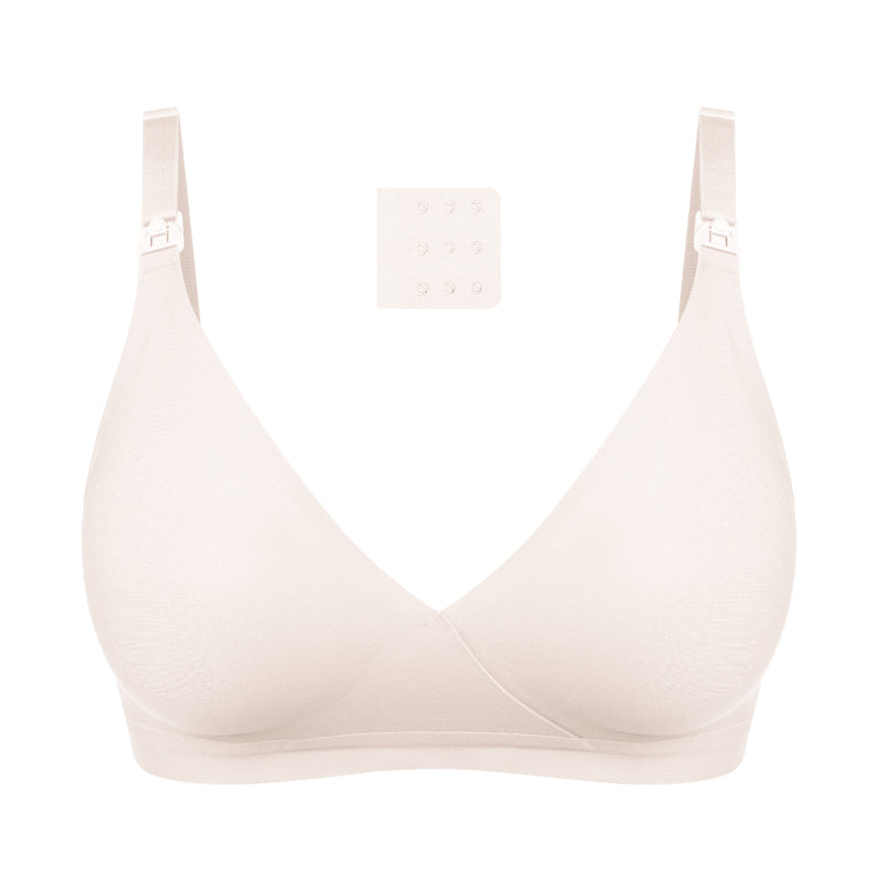 Non-Marking One-Piece V-Neck Nursing Bra (With Extension Buckle)
