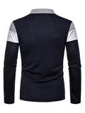 Casual Lapel Fashion Long Sleeve Trade Polo Shirt