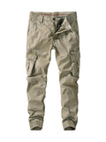 Men's Loose Multi-pocket Cotton Casual Pants
