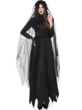 vampire bride grim reaper women's halloween costume
