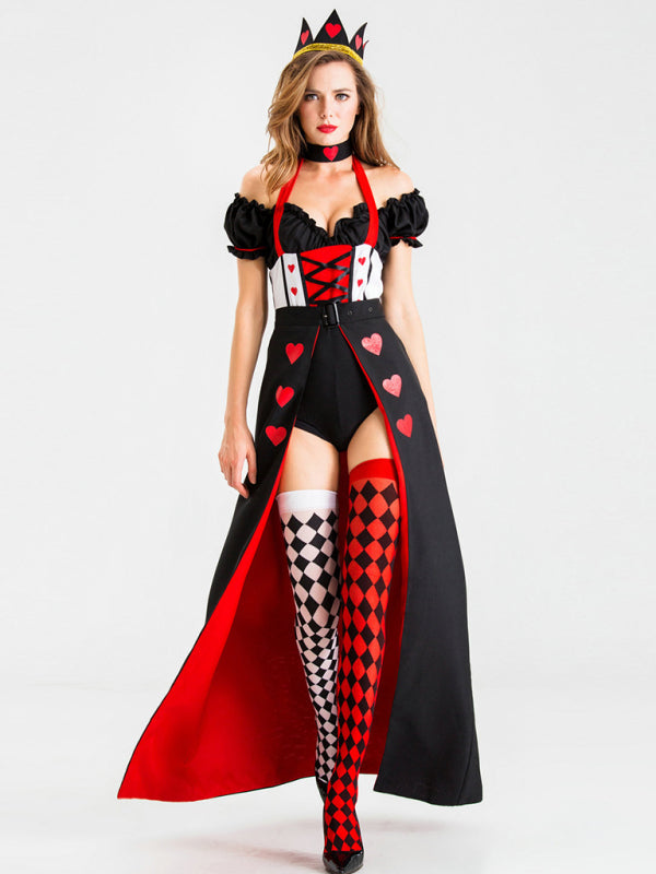 Halloween Cosplay Queen Of Hearts Queen